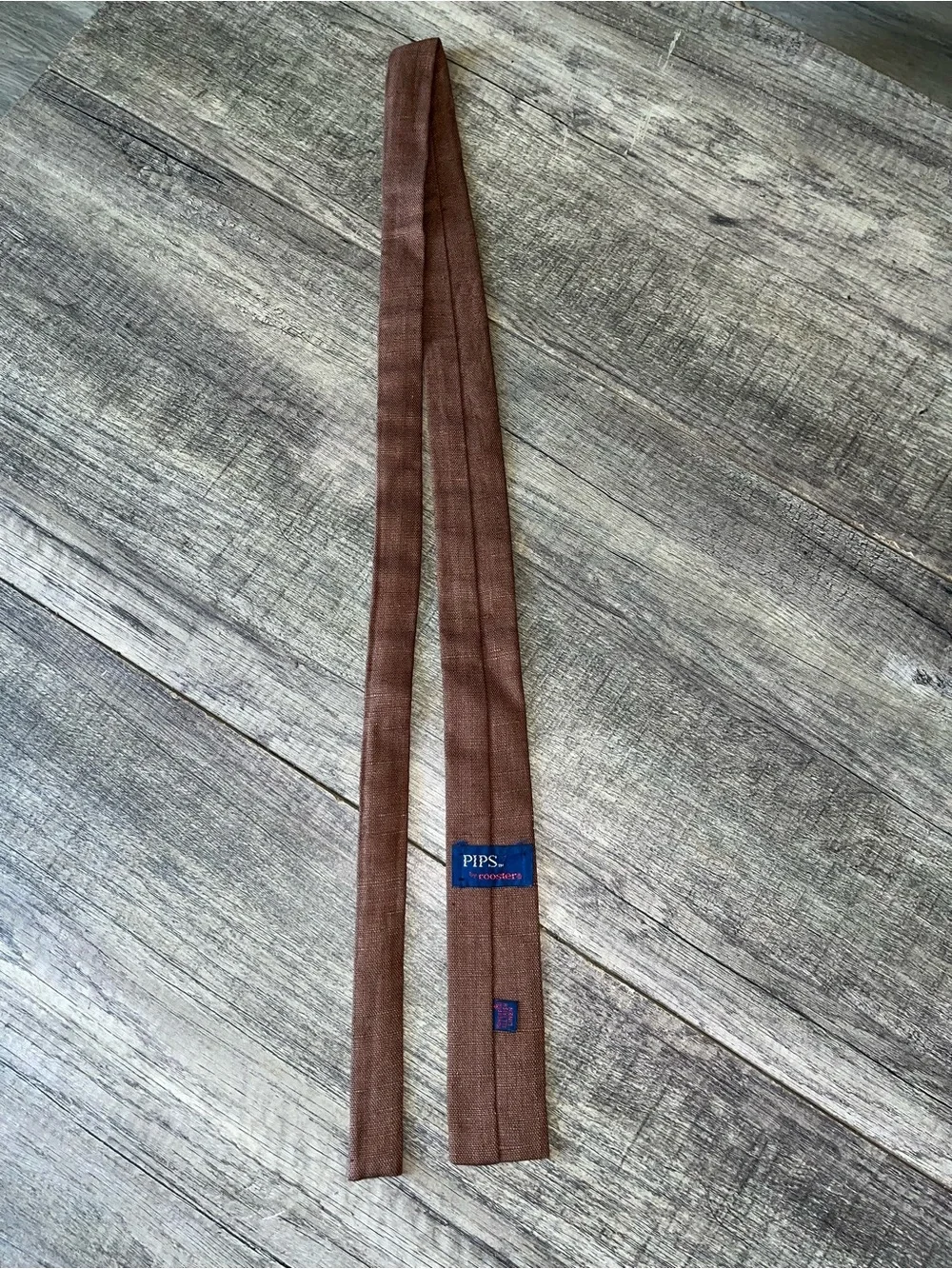 Men's Brown Solid Tie - Versatile Classic Neckwear